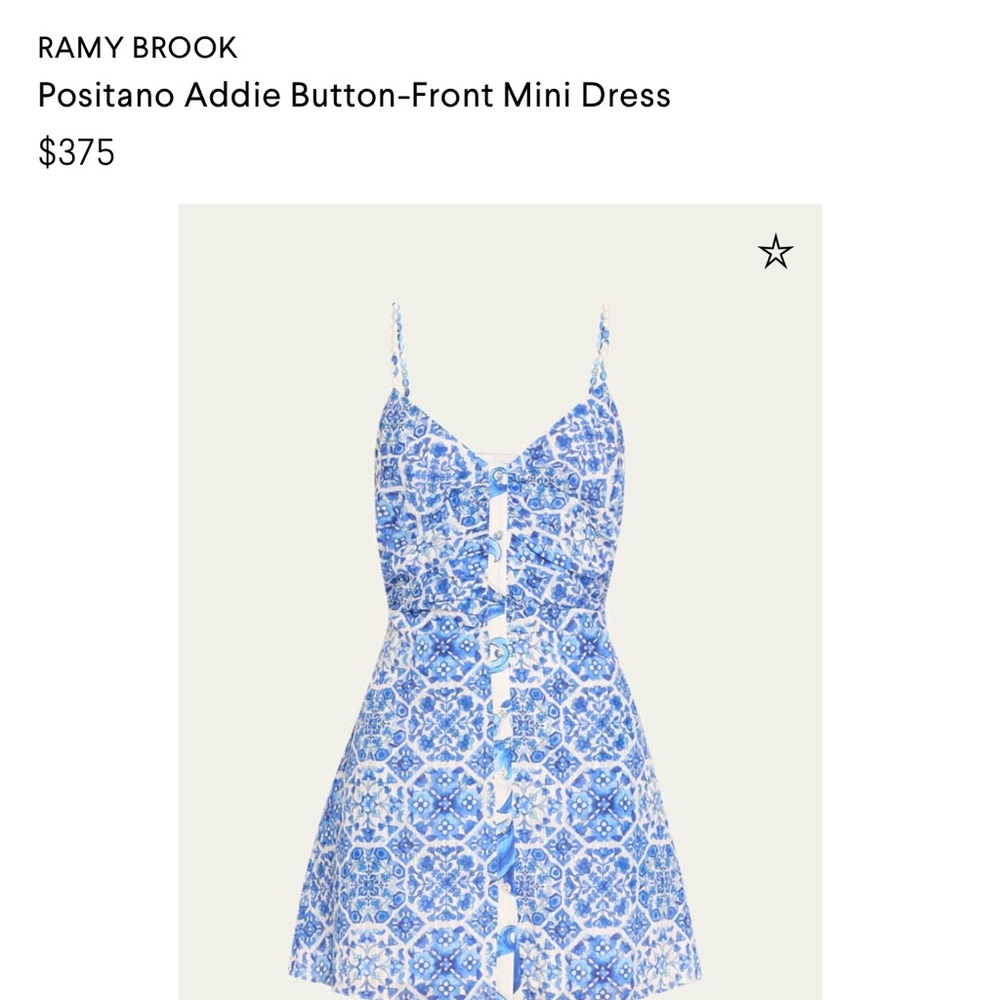 Ramy Brook Blue Dress